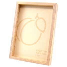 KING 815088 JWC-L-WH Photo Frame, Wooden Frame, L, White