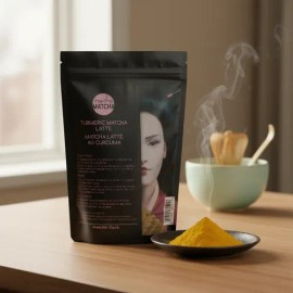 Té Latte De Matcha Con Cúrcuma Ma-cha Matcha Polvo 225 Gr                                                                                             