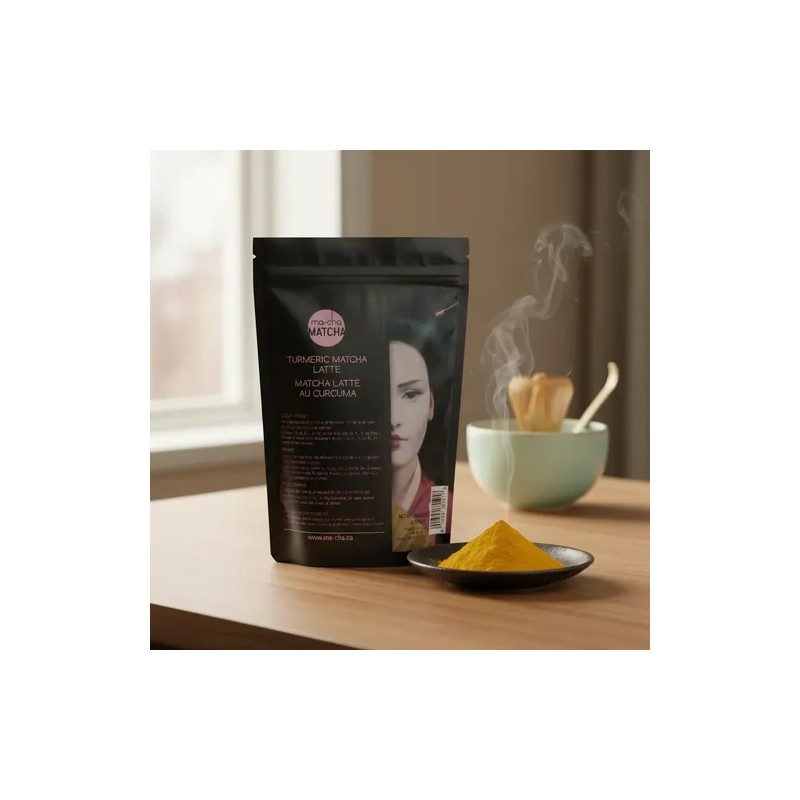 Té Latte De Matcha Con Cúrcuma Ma-cha Matcha Polvo 225