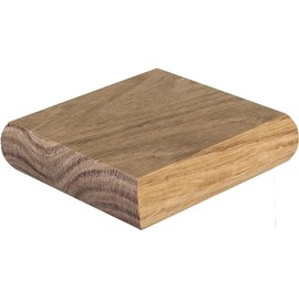 Blueprint Joinery Cambridge Oak Flat Newel Cap 102x102x27mm, Full Stair Newel Post Flat Cap 82mm, Recessed to Suit a 82mm x 82mm Newel (Full)