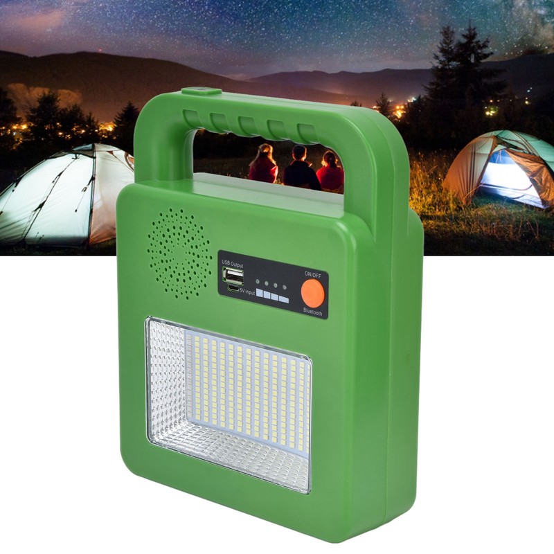 LED Flashlight with Bluetooth Speaker 5 Mode Emergency Flashlight Solar