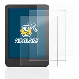 BROTECT Protective Glass for Tolino Shine 4/5/5 Color 2024 (Pack of 3) Protective Film Tempered Glass [Extremely Scratch-Resistant 9H, Anti-Fingerprint, U