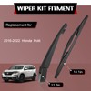 OTUAYAUTO Rear Windshield Wiper Arm Blade Set - Replacement for