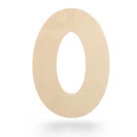 Kleenes Traumhandel Wooden Numbers - Wooden Numbers for Birthday, Wedding, Anniversary - Wooden Numbers to Design Yourself - (10 cm, 0)