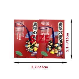 SÖPÖSÖPÖ Seven Lucky Gods Charm Set – 13cm Rooted Happiness Strap Set Maid in Japan Cute Amulet Japanese style souvenir gift