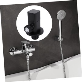 Operitacx Copper Sink Shower Valve Mm Diameter Black Flow Control Sturdy Construction Quick Turn Modern Design