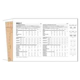 McCall's Girls' Romper and Jumpsuits Sewing Pattern Kit, Design Code M8317, Sizes 7-8-10-12-14-16, Multicolor