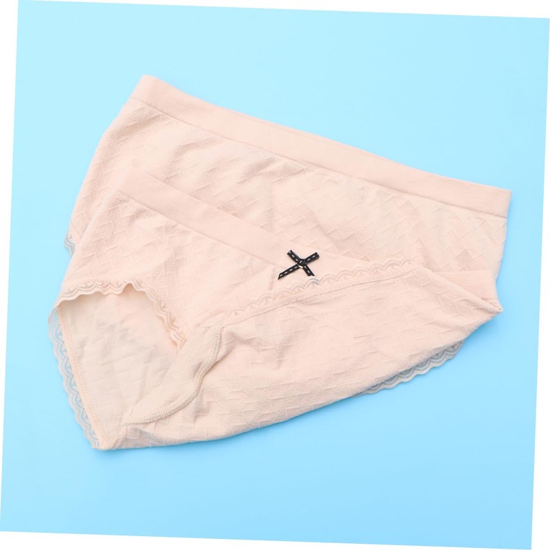 Healeved 2Pcs Seamless Breathable Women Briefs Elastic High Waist Underpants