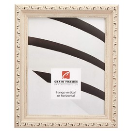 Craig Frames Ancien Ornate Picture Frame, 18 x 36 Inch, Off-White