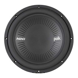 Polk Audio DB1242 SVC - DB+ Series 12" Shallow Subwoofer for Marine/Car Sound System, 26Hz-200Hz Frequency Response, Single 4-Ohm Voice Coils & Polypropylene Woofer Cone