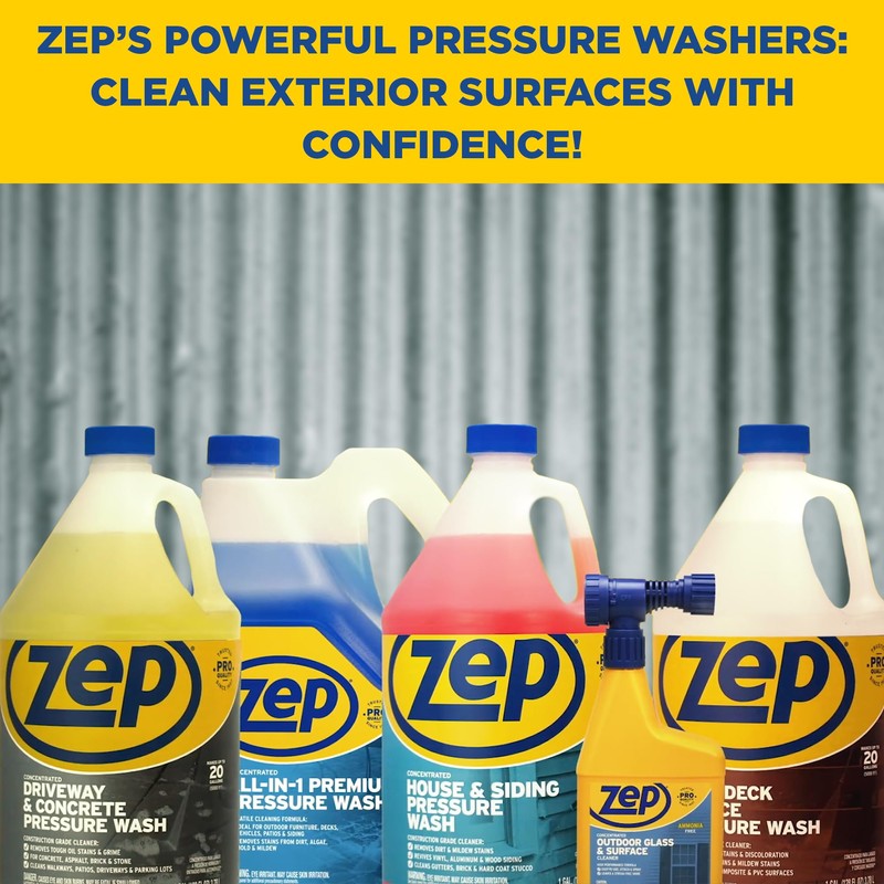 Zep House and Siding Pressure Wash Cleaner Concentrate - 1