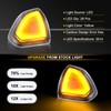 autboom Amber LED Side Mirror Turn Signal Lights Compatible with
