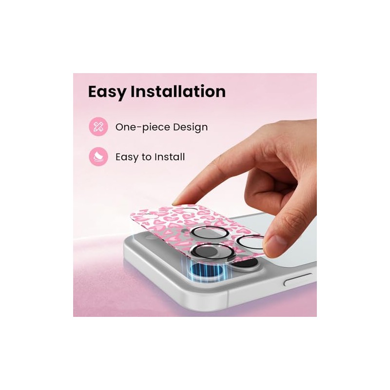 2 Pack for iPhone 17 Pro Max Camera Lens Protector