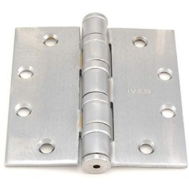 Ives Commercial 5BB1HW412652 4-1/2" x 4-1/2" Five Knuckle Ball Bearing Heavy Weight Hinge Satin Chrome Finish