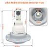 ulapithi 212-7639-STS Bathtub Hot Tub Jets Replacements 5" Spa Hot