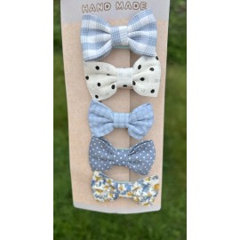 Unbranded Girls Bow knot hair clips– Soft Fabric Clips – hair accessories. Back to school.