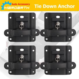 Mardarth Tie Down Anchors Cleats Bed Compatible with 2015-2021 F150 F250 F350 Box Link Tie Downs with Tie Down Plates Brackets