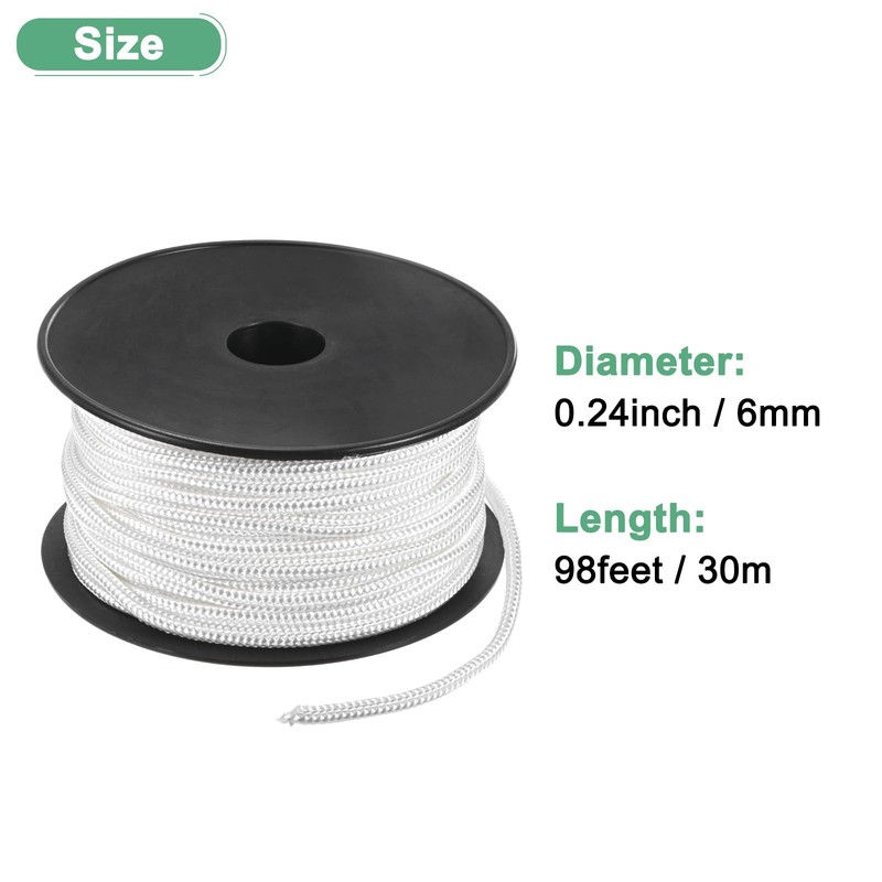 M METERXITY Recoil Starter Rope Pull Cord 6mm 30m Pull