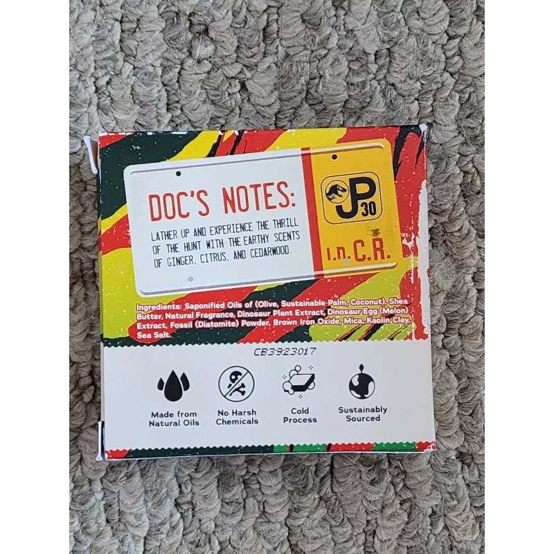 Dr. Squatch Jurassic Park LIMITED EDITION Raptor Rush Soap Bar