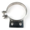 Fits Peterbilt Exhaust Stack 5" Mount Bracket Clamp Chrome 379