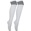 Knee Thigh High Sock Cheerleader Pub Golf Fancy Dress Stripe