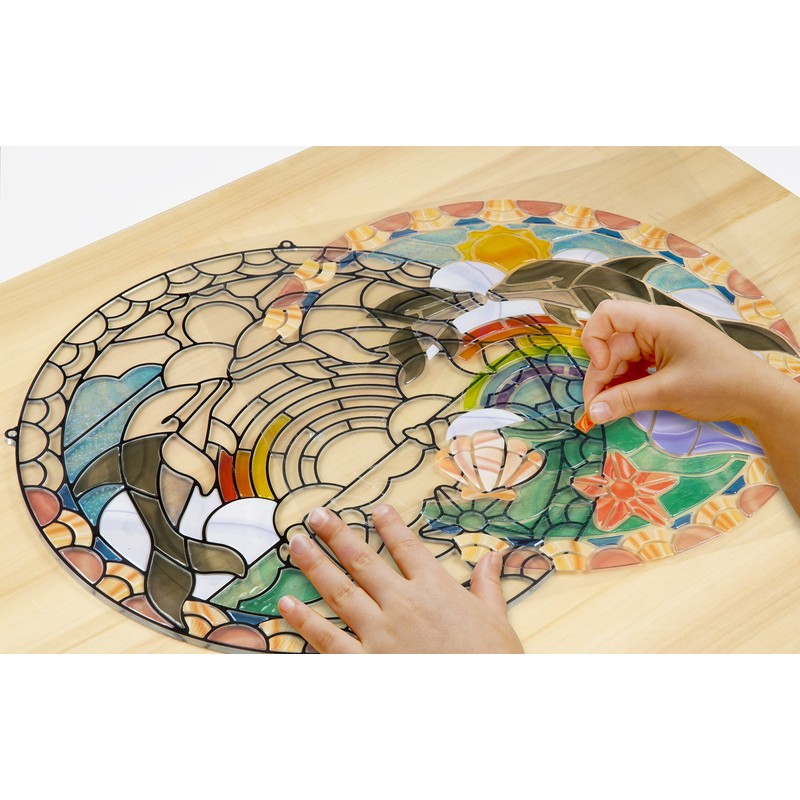 Melissa & Doug Glasmalerei leicht gemacht - Delfin