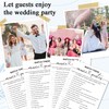bxtala Bridal Shower Game Cards, Match These Movie Quotes, Wedding