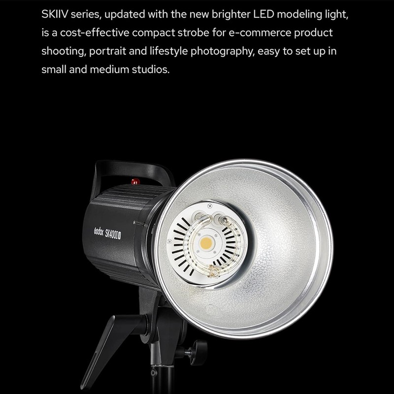 Godox Studio Flash SK400IIV Strobe Light with 2.4G Wireless X