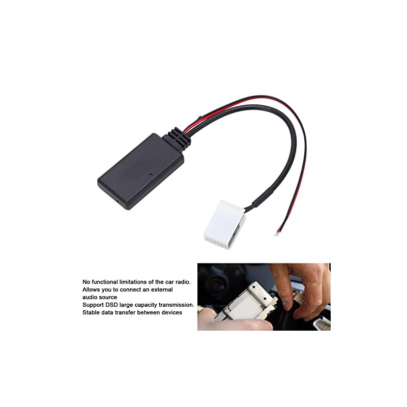 Bluetooth Aux Audio Adapter Car Radio RD4 Stereo Aux-In Audio