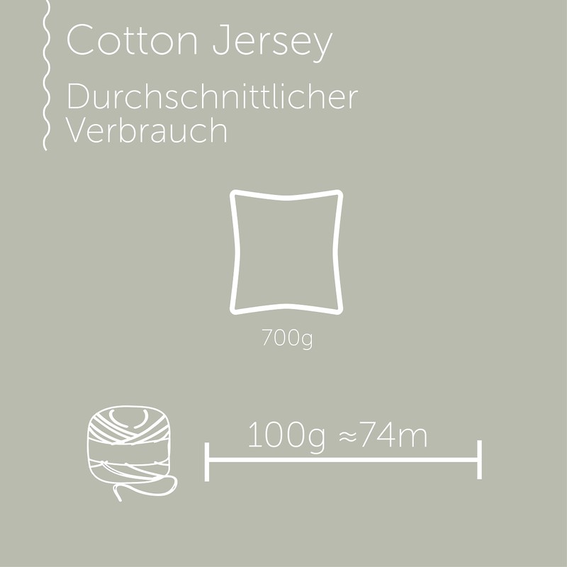 Schachenmayr Cotton Jersey Hand Knitting Yarn, 9 x 9 x