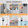 Houpeoro Universal Toilet Repair Kit for Inside Tank – Includes