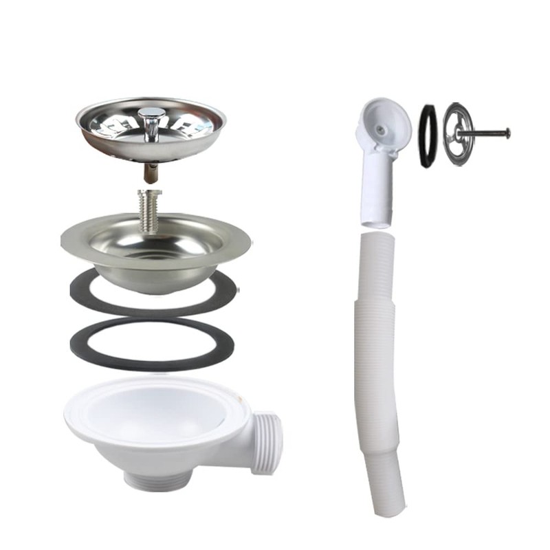 Talea 304 Stainless Steel 5.5 cm Long Screw Kitchen Sink
