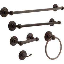 Franklin Brass 9018VB Jamestown, Bath Hardware Accessory, 18-Inch Towel Bar