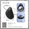 [enconson] AirTag Leather Case, Key Holder, Card, Waterproof, Cute, Kids,
