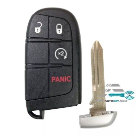 AUTO KEY MAX Replacement Remote Start Car Key Fob For Dodge Journey Durango M3N-40821302