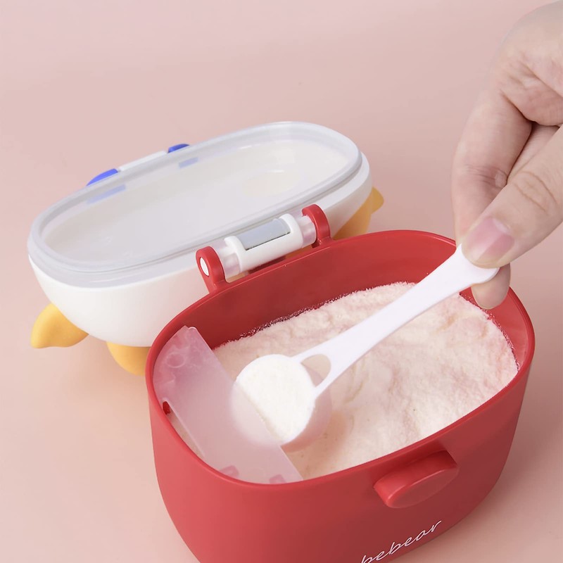 Bebamour Baby Formula Dispenser, BPA Free Portable Milk Powder and
