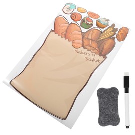 Operitacx Magnettafel für Den Kühlschrank Wiederverwendbare Planertafel Löschbares Whiteboard für Die Küchenplanung