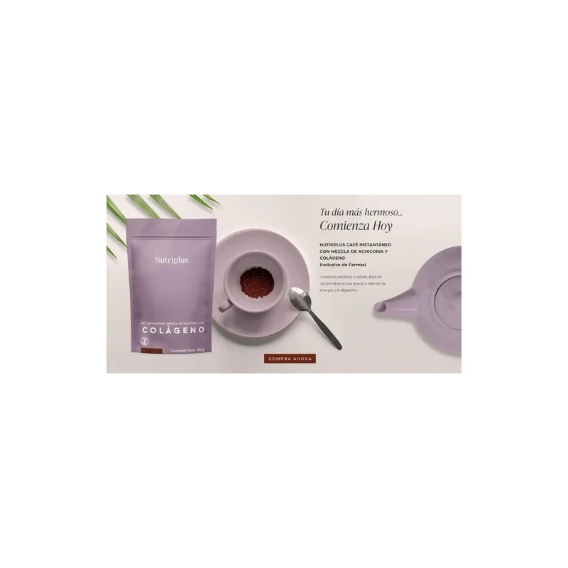 Nutriplus / Café Instantáneo Mezcla De Achicoria / Farmasi