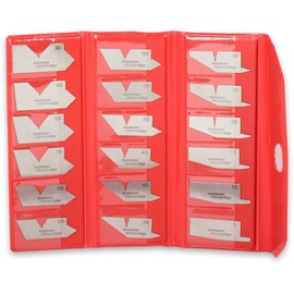 Axminster Professional Angle Gauge Set in Wallet 5-90 Degrees