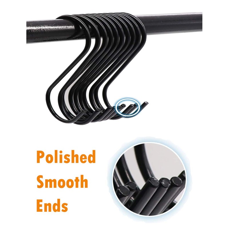 Stainless Steel S Shaped Hooks Hangers, Heavy Duty S Hooks,