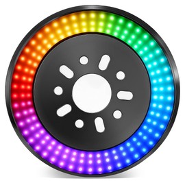 NKCELL POWER RGB Spare Tire Brake LED Light for Jeep Wrangler 2007-2018 JK JKU & 2018+ JL JLU, RGB Running Light + Red 3rd Third Brake Light LED Wheel Light High Mount Rear Tail Stop Light Accessories