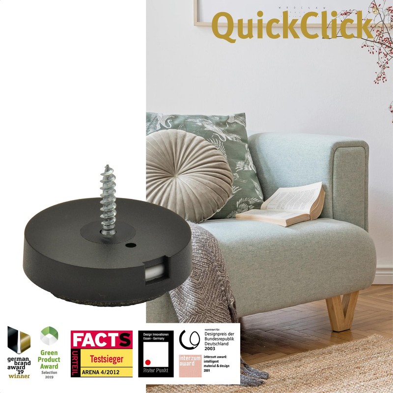 Wagner QuickClick® Felt Pads & Plastic Gliders Reversible 2 Sides