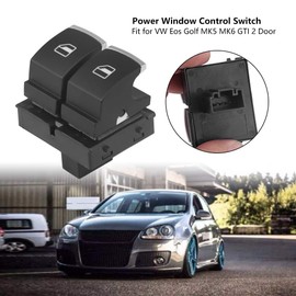 KIMISS Driver Side Window Switch, 5K3 959 857 Car Power Window Control Switch for Eos for MK5 MK6 GTI 2 Door 5K3 959 857