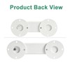 2 Pack 9" Flip Gate Latch Lock with Padlock Hole,Matte