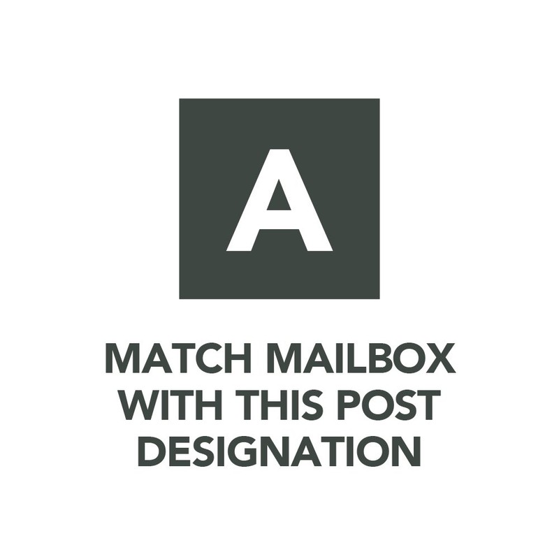 Gibraltar Mailboxes Ironside Large Capacity Galvanized Steel Black, Post-Mount Mailbox,