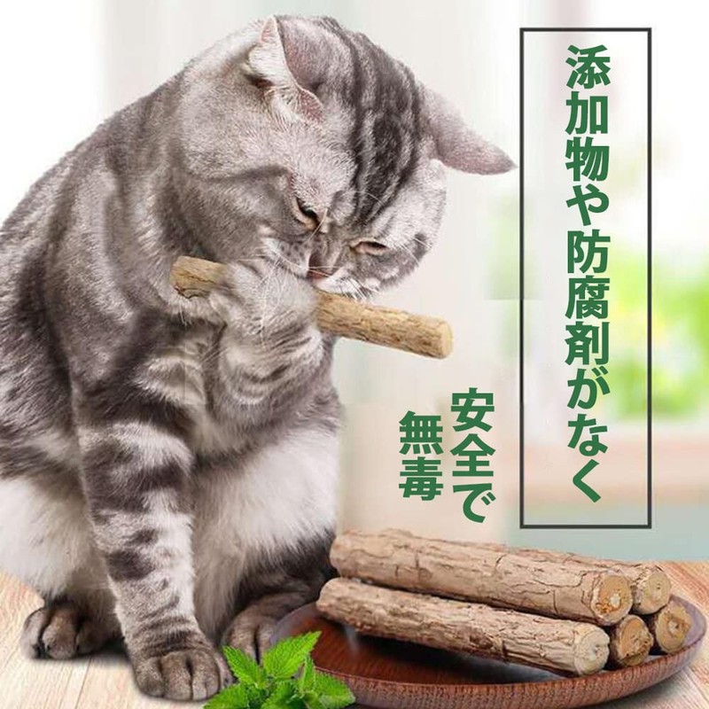 GOODCHI Cat Teeth Scraper Branch Natural No Additives Kitten Teeth