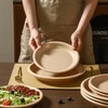 GZG 8 Inch Ceramic Dinner Salad Plates Set of 4,
