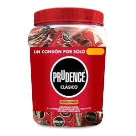 Prudence Clasico Vitrolero Preservativo con 50 Piezas