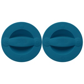 Pyrex 516-RRD-PC 2-Cup Adriatic Blue Measuring Cup Lid - 2-Pack Made in the USA