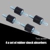 4pcs M4 Rubber Vibration Holder with Stud Bolt, Tensile Strength